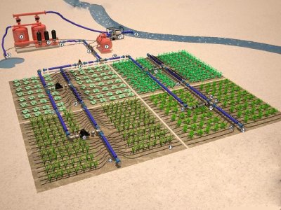 система капельного орошения